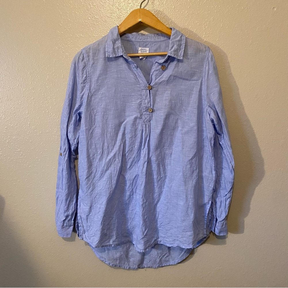 Sigrid Olsen 100% Linen Top